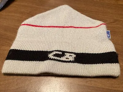 Vintage CB Sports Wool Knitted Ski Hat Beanie Cold Weather Winter Unisex Cap • $15