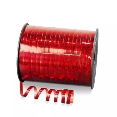 500 Yards Glitter Curling Ribbon 1/5  Shiny Metallic Red Ribbon For Gift Wrap... • $16.31