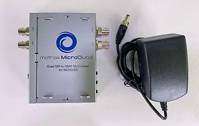 Matrox MicroQuad Quad SDI To HDMI Multiviewer For 3G/HD/SD • £433.87