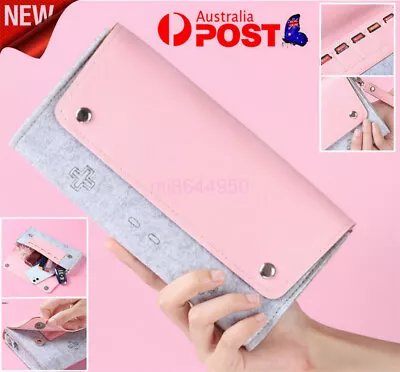 Travel Carrying Case Portable PU Storage Bag For Nintendo Switch Pink Cute HOT • $24.94