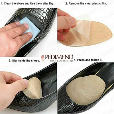 Pedimend Metatarsal Pads - Ball Of Foot Gel Insoles - Pain Relief - Arch Support • £6.45