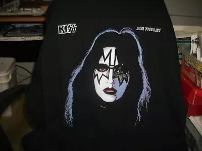 Vintage  Ace Frehley-kiss-t Shirt Vg+ Cond. 3 Xl Labels 100 % Cotton • £28.90