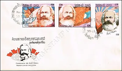 100th Anniversary Of Karl Marx's Death -FDC(I)-I- • $20.85