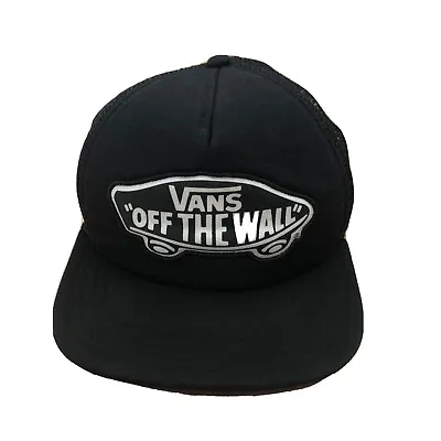 Vans Off The Wall Classic Trucker Cap Snap Back Good Condition Free Shipping • £17.98