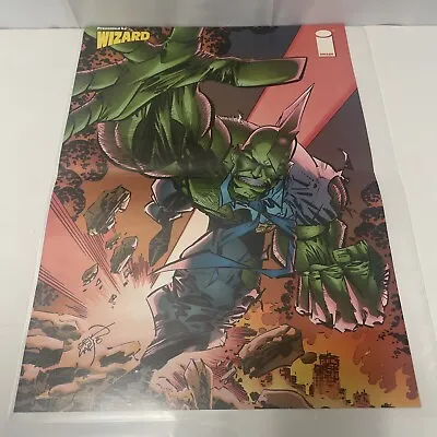 Vintage 90s Double Sided Wizard Poster Savage Dragon Dr Doom Marvel Image Comics • $5.99