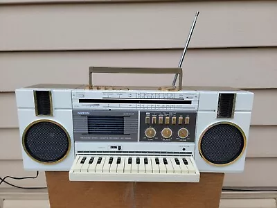 Vintage NIPPON  Synthesized Keyboard Boombox Working! • $495