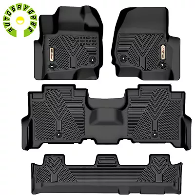 Floor Mats Liner For 2018-2023 Ford Expedition & Max 2018-2021 Lincoln Navigator • $112.55