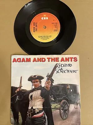 ADAM AND THE ANTS -Stand And Deliver (CBS Records CBS 1065) 1981 7” 45rpm Single • £2.50
