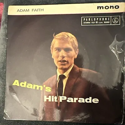 Adam Faith Adam`s Hit Parade 7  Vinyl Ep. Picture Sleeve Parlophone Gep 8811 • £8