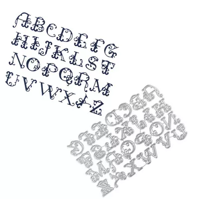 Large Big Alphabet Letters Cutting Dies Stencils Metal For DIY Scrapbooking • $19.14