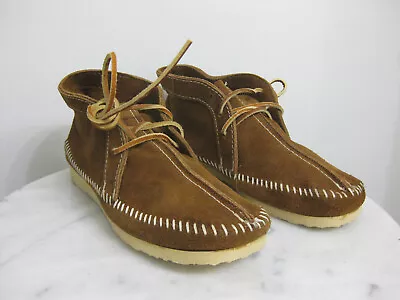 Minnetonka Vintage 1970s Womens Moccasins Size US 6.5 Crepe Sole Unworn Minty • $34.15