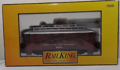 O Gauge MTH Rail King New York Transit Trolley In Original Box • $49.99
