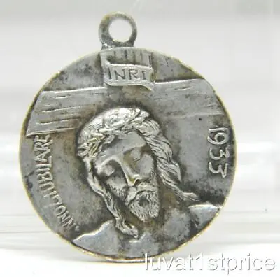 1933 POPE PIVS XI - PONT MAX - 19 CENTENARIO JESUS Crucifixion Religious Medal • $45