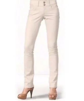 Cabi Lou Lou Straight Blush Pale Pink Jeans Womens Size 6 • $19