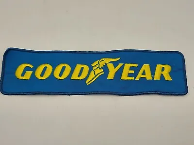 $17.99 • Buy VINTAGE 12  Goodyear Racing Tires Dealer Uniform Patch Blue & Yellow, NOS!