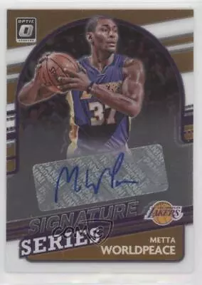 2021-22 Panini Donruss Optic Signature Series Metta World Peace #SS-MWP Auto • $16.64