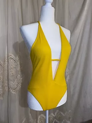 Zaful Swimsuit One Piece Medium Yellow • $10