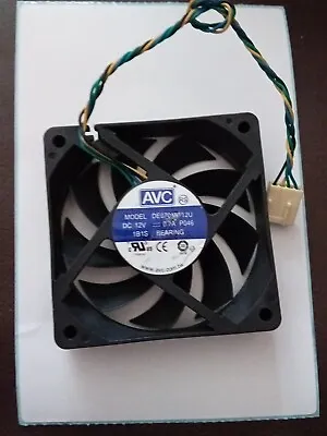 4 Pin PWM 7015 DC 12V Brushless PC Printer Cooling Fan 70x70x15mm 0.15A 7cm UK • £4.45