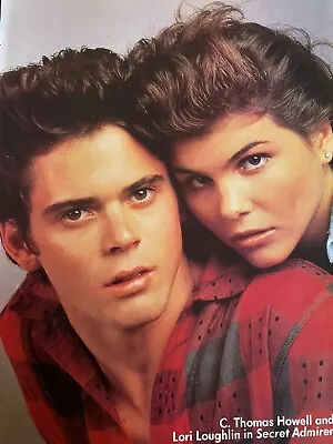 C. Thomas Howell Lori Loughlin Full Page Vintage Pinup A • $1.99