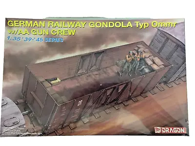 Dragon 6086 / Revell 1:35 Railway German Gondola With AA Gun Crew Unused Sealed. • £38.95