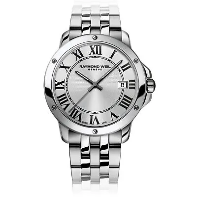 Raymond Weil 5591-ST-00659 Men's TANGO Silver-Tone Dial Quartz Watch • $362