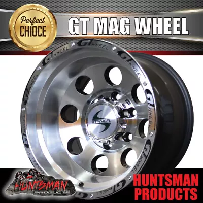  15X10 -44 GT Alloy Mag Wheel Rim 4x4 4WD 6/139.7 PCD For Patrol Landcruiser • $195