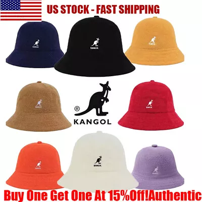 Hip-Hop Fashion Classic Authentic Kangol Bermuda Casual Bucket Hats CapSport Hat • $6.99