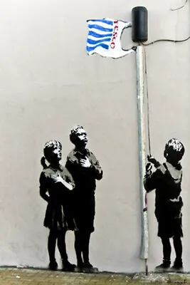 £22.68 • Buy Banksy Poster (42x59cm) Tesco Flag Street Graffiti Picture Print New Art Bag
