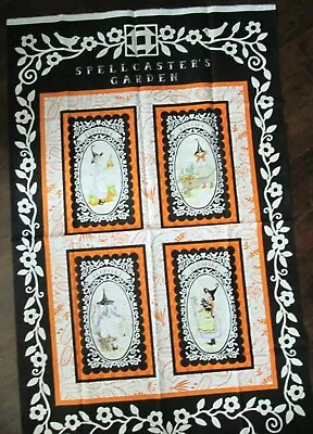 1 Great  Spellcasters Garden  Halloween  Quilting/Wallhanging Fabric Panel • $14.95