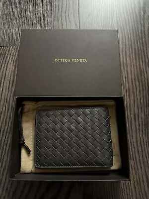 Brand New Bottega Veneta Intrecciato Bi-Fold Wallet With Coin Purse • $550