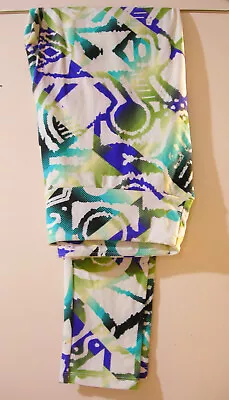 Lularoe TC Leggings NEW Without Tags Tribal Print Purple Turquoise • $8.99