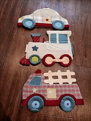 £7.99 • Buy Toy Cars/Truck/train Transport Wall Nursery Baby Kids Decor Hanging Pillow Plush