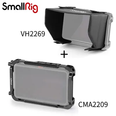 SmallRig Monitor Cage CMA2209 & SmallRig Sun Hood For Atomos Ninja V /Ninja V+  • $99