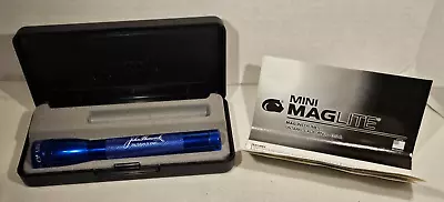 Mini Maglite Flashlight John Hancock Insurance Logo Blue • $19.99