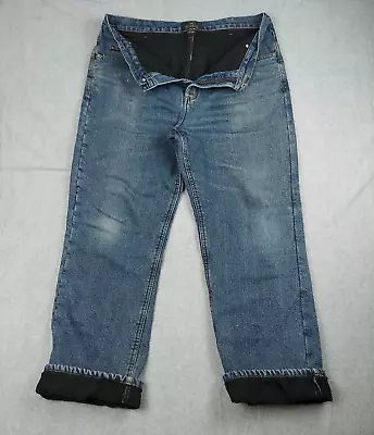 Redhead Fleece Lined Insulated Blue Denim Jeans Work Pants Mens 36X32 (act 37X30 • $24.99