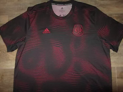 Mexico Adidas Climalite Parley Soccer Authentic Team Jersey 2XL Vintage Rare • $65.86