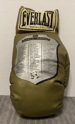 Vintage Everlast Jumbo Boxing Glove Hall Of Fame History Ali Patterson Frazier • £194.98