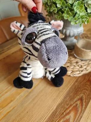 Russ Berrie Stripes Zebra Soft Toy Plush Collectable Teddy LIL PEEPERS • £1.50