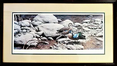 Michael Dumas Signed & Numbered 1991 Duckling Print  Outflow  Framed • $97