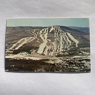 Mt Snow Vermont VTG Postcard Showing Slopes Unposted Chrome Aerial View • $3
