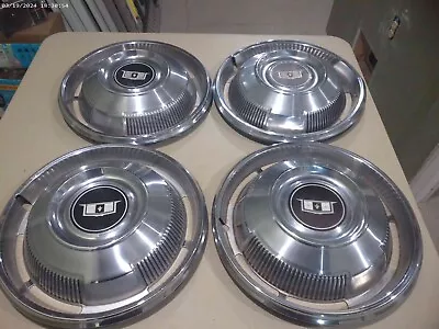 Wheel Covers Set Of 4 Vintage OEM 1967 Chevy Caprice 14  Deluxe Hubcaps 03893350 • $74.50