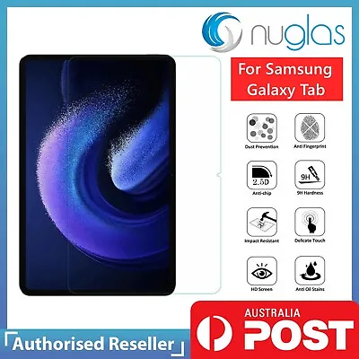 Screen Protector Nuglas Tempered Glass Fr Samsung Galaxy Tab A9 A8 2021 A7 Lite • $9.95