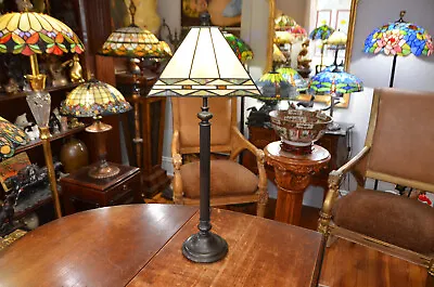 Restoration Hardware Bronze Fluted Column Table Lamp No Shade • $118