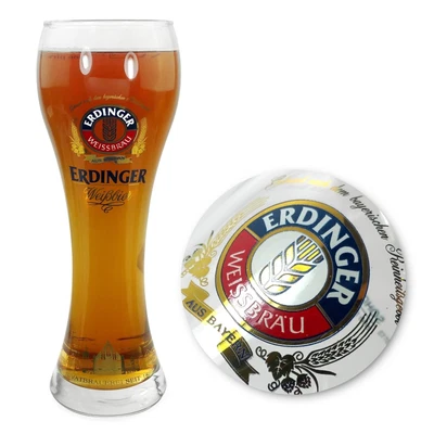 £14.99 • Buy Official Erdinger Beer Glasses Half Litre / Pint (Set Of 2)