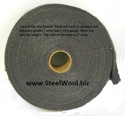 5lb Steel Wool Reel # 4 - Extra Coarse • $23