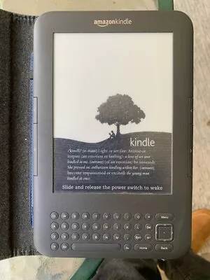 Kindle Reader Keyboard Wi-Fi 6  D00901 3rd Generation + Additional New Battery • $45.99