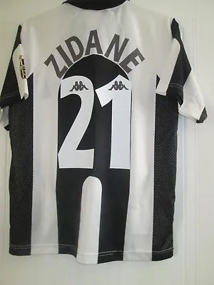 Juventus 1997-1998 Zidane 21 Home Football Shirt Size Medium /43563 • £179.99
