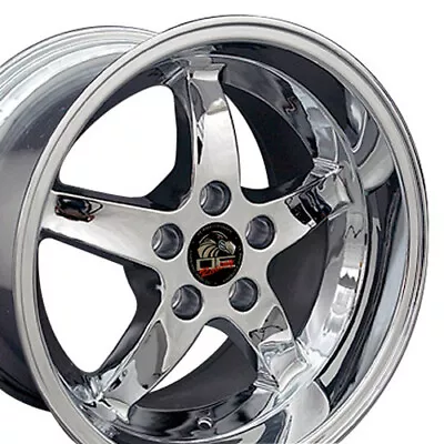 NPP Fit 17x10.5/17x9 Wheels Ford Mustang  Cobra R DD Style Chrome Wheels  SET • $829.50