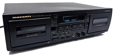 Vintage Marantz SD555 Stereo Dual Cassette Deck High Speed Dubbing *READ* • $149.99