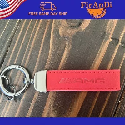 New Keychain/keyring For Mercedes-benz Amg Logo Red Color Ml/e/c/clk/slk/sl/cl • $16.99